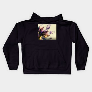 Purple Flame Kids Hoodie